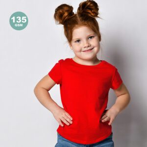 T-Shirt Criança Côr Hecom - Vermelho