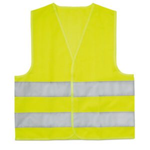 Colete de Alta Visibilidade para Crianças - Amarelo
