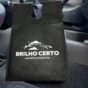Saco Non Woven p/ Lixo do Carro - Preto